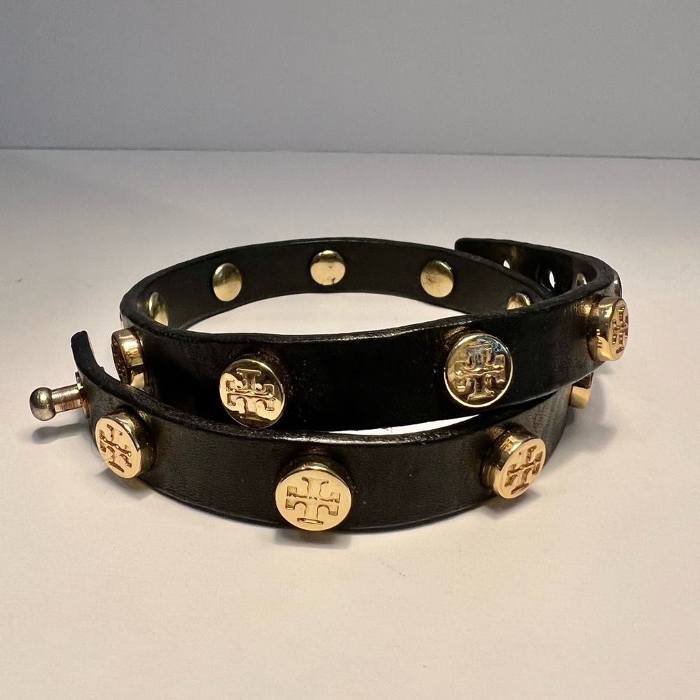 Tory Burch Wrap Logo Bracelet, Excellent Used Condition